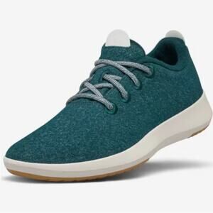 Allbirds Aurora Teal Green Mizzle Wool Runner Sneakers M10